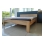 Masívna buková posteľ Dita (CINK - parketový vzhľad)