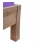 Masívna buková posteľ  Carla