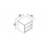 Dubový nočný stolík Ráchel/Dalila/Dalila Lux otvorený