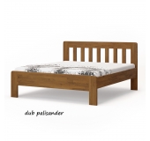 Masívna dubová posteľ Ella Dream (dub cink)