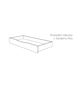 Tandem Plus- zásuvka pod posteľ- imitácia