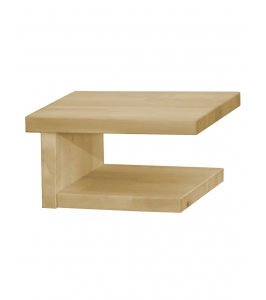 Masívny bukový závesný nočný stolík TNS 9 (pre bukové postele)